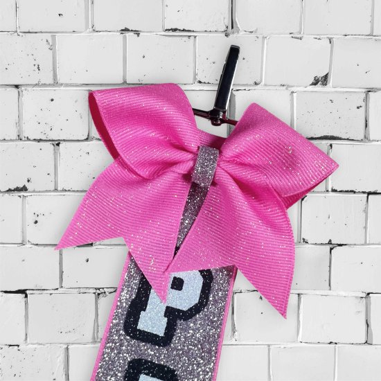 Pin Me "Glitter" - rosa/silber